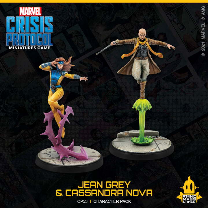 Marvel Crisis Protocol : Jean Grey and Cassandra Nova Character Pack